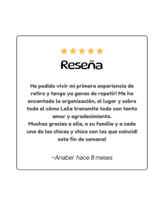 reseñas retiros leila garcia