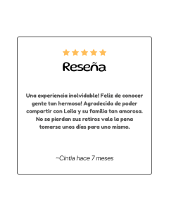 reseñas retiros leila garcia